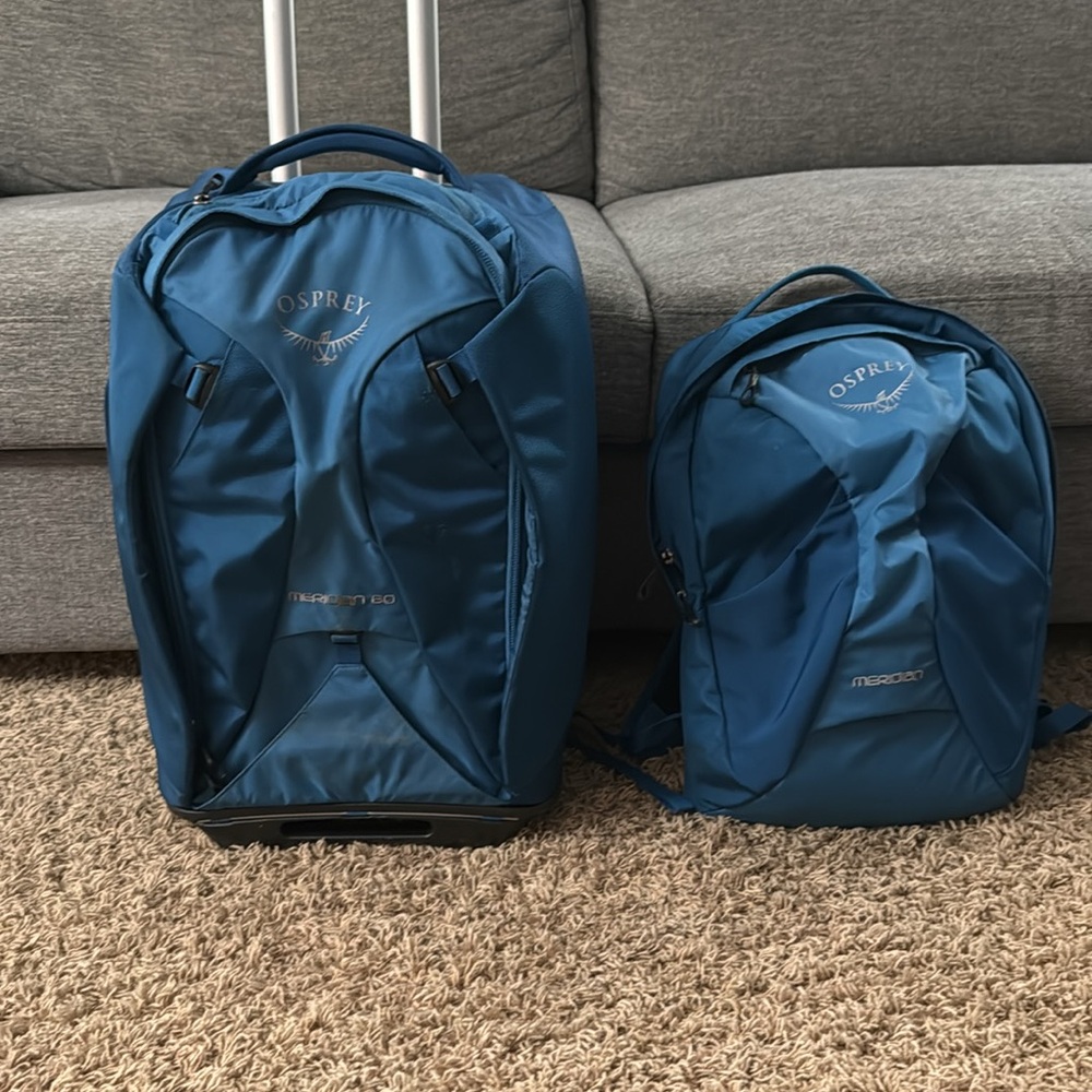 Osprey Meridian 60 luggage set